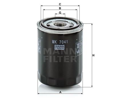 filter paliva mann WK 7041