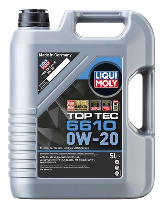 LIQUI MOLY mot.olej   0W-20   5L Top tec 6610 (21662)