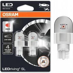 Osram LEDriving SL W16W 12V 1,4W W2,1X9,5d 921DRP-02B (červená)